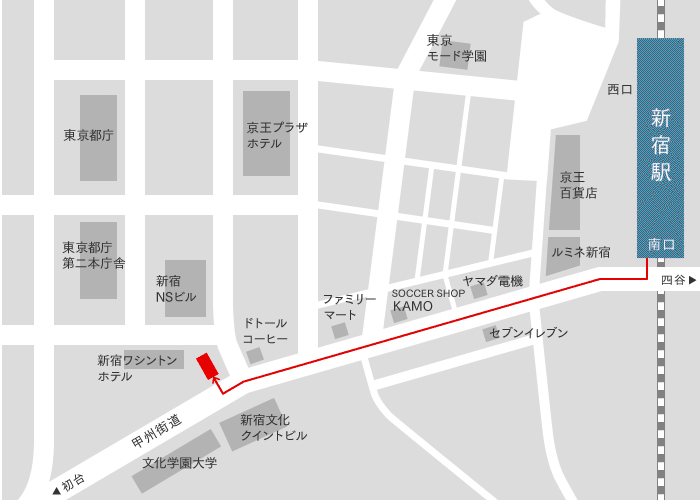 ジェイック東京本社マップ